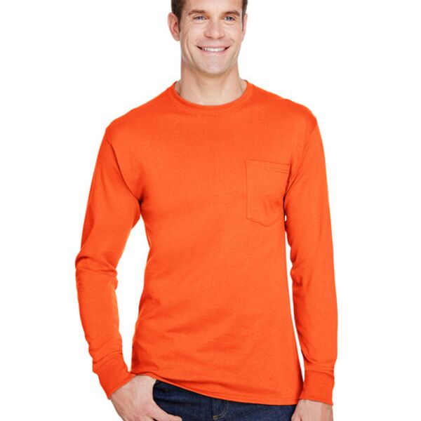 Adult Workwear Long-Sleeve Pocket T-Shirt Thumbnail