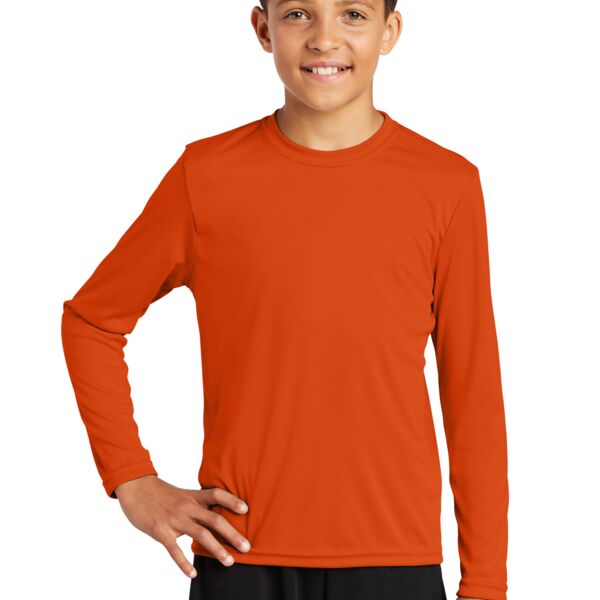 Spartan Football Dryfit L/S Tee - Youth Thumbnail