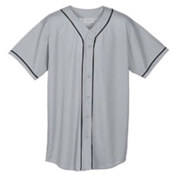 Wicking Mesh Braided Trim  Baseball Jersey Thumbnail
