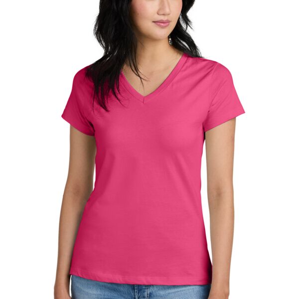 Saugus Lacrosse V-Neck Tee - Ladies Thumbnail