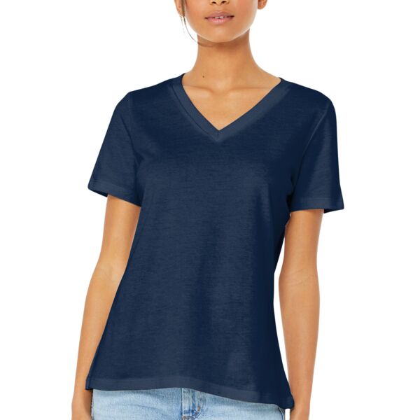 Saugus Girls Tennis V-Neck Tee - Ladies Thumbnail