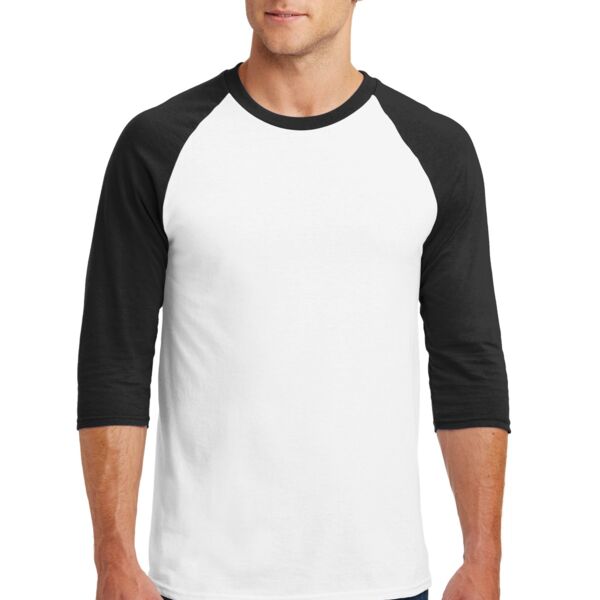 General Adult 3/4 Sleeve Raglan T Shirt Thumbnail
