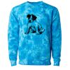 Unisex Midweight Tie-Dyed Crewneck Sweatshirt Thumbnail
