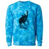 Unisex Midweight Tie-Dyed Crewneck Sweatshirt Thumbnail