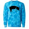 Unisex Midweight Tie-Dyed Crewneck Sweatshirt Thumbnail