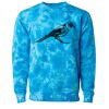 Unisex Midweight Tie-Dyed Crewneck Sweatshirt Thumbnail