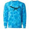 Unisex Midweight Tie-Dyed Crewneck Sweatshirt Thumbnail