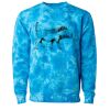 Unisex Midweight Tie-Dyed Crewneck Sweatshirt Thumbnail