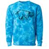 Unisex Midweight Tie-Dyed Crewneck Sweatshirt Thumbnail