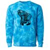 Unisex Midweight Tie-Dyed Crewneck Sweatshirt Thumbnail
