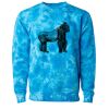 Unisex Midweight Tie-Dyed Crewneck Sweatshirt Thumbnail