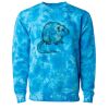 Unisex Midweight Tie-Dyed Crewneck Sweatshirt Thumbnail
