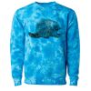 Unisex Midweight Tie-Dyed Crewneck Sweatshirt Thumbnail