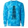 Unisex Midweight Tie-Dyed Crewneck Sweatshirt Thumbnail