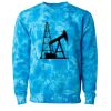 Unisex Midweight Tie-Dyed Crewneck Sweatshirt Thumbnail