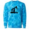 Unisex Midweight Tie-Dyed Crewneck Sweatshirt Thumbnail