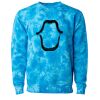 Unisex Midweight Tie-Dyed Crewneck Sweatshirt Thumbnail