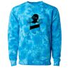 Unisex Midweight Tie-Dyed Crewneck Sweatshirt Thumbnail