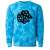 Unisex Midweight Tie-Dyed Crewneck Sweatshirt Thumbnail