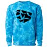 Unisex Midweight Tie-Dyed Crewneck Sweatshirt Thumbnail