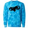 Unisex Midweight Tie-Dyed Crewneck Sweatshirt Thumbnail
