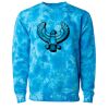 Unisex Midweight Tie-Dyed Crewneck Sweatshirt Thumbnail