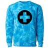 Unisex Midweight Tie-Dyed Crewneck Sweatshirt Thumbnail