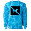 Unisex Midweight Tie-Dyed Crewneck Sweatshirt Thumbnail