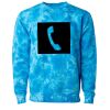 Unisex Midweight Tie-Dyed Crewneck Sweatshirt Thumbnail