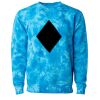 Unisex Midweight Tie-Dyed Crewneck Sweatshirt Thumbnail