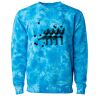 Unisex Midweight Tie-Dyed Crewneck Sweatshirt Thumbnail
