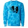 Unisex Midweight Tie-Dyed Crewneck Sweatshirt Thumbnail