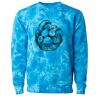 Unisex Midweight Tie-Dyed Crewneck Sweatshirt Thumbnail