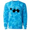 Unisex Midweight Tie-Dyed Crewneck Sweatshirt Thumbnail