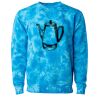 Unisex Midweight Tie-Dyed Crewneck Sweatshirt Thumbnail