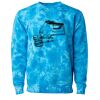 Unisex Midweight Tie-Dyed Crewneck Sweatshirt Thumbnail