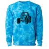 Unisex Midweight Tie-Dyed Crewneck Sweatshirt Thumbnail