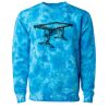 Unisex Midweight Tie-Dyed Crewneck Sweatshirt Thumbnail