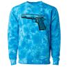 Unisex Midweight Tie-Dyed Crewneck Sweatshirt Thumbnail
