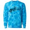Unisex Midweight Tie-Dyed Crewneck Sweatshirt Thumbnail