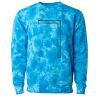 Unisex Midweight Tie-Dyed Crewneck Sweatshirt Thumbnail
