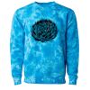 Unisex Midweight Tie-Dyed Crewneck Sweatshirt Thumbnail
