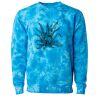 Unisex Midweight Tie-Dyed Crewneck Sweatshirt Thumbnail