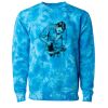 Unisex Midweight Tie-Dyed Crewneck Sweatshirt Thumbnail
