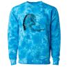 Unisex Midweight Tie-Dyed Crewneck Sweatshirt Thumbnail