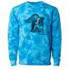 Unisex Midweight Tie-Dyed Crewneck Sweatshirt Thumbnail