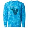 Unisex Midweight Tie-Dyed Crewneck Sweatshirt Thumbnail