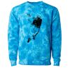 Unisex Midweight Tie-Dyed Crewneck Sweatshirt Thumbnail
