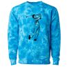 Unisex Midweight Tie-Dyed Crewneck Sweatshirt Thumbnail
