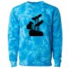 Unisex Midweight Tie-Dyed Crewneck Sweatshirt Thumbnail